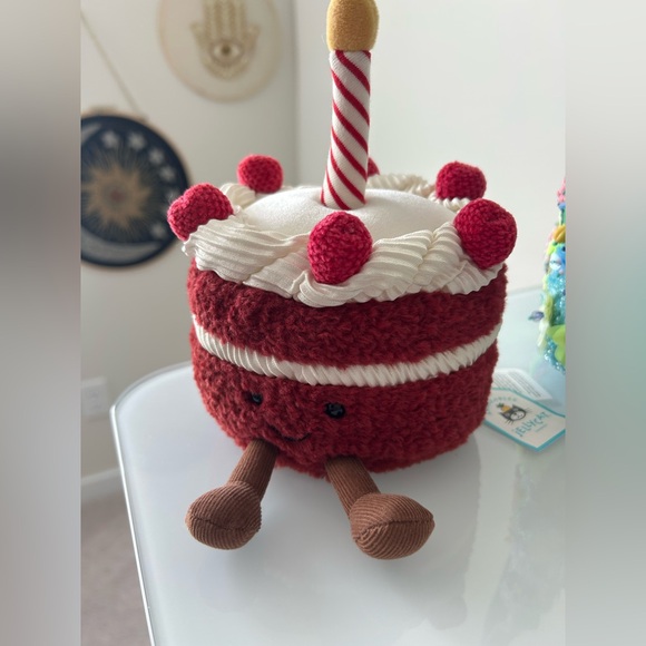 Jellycat Other - Jellycat Amuseable Cheri Cake Red Velvet Plush Collectible